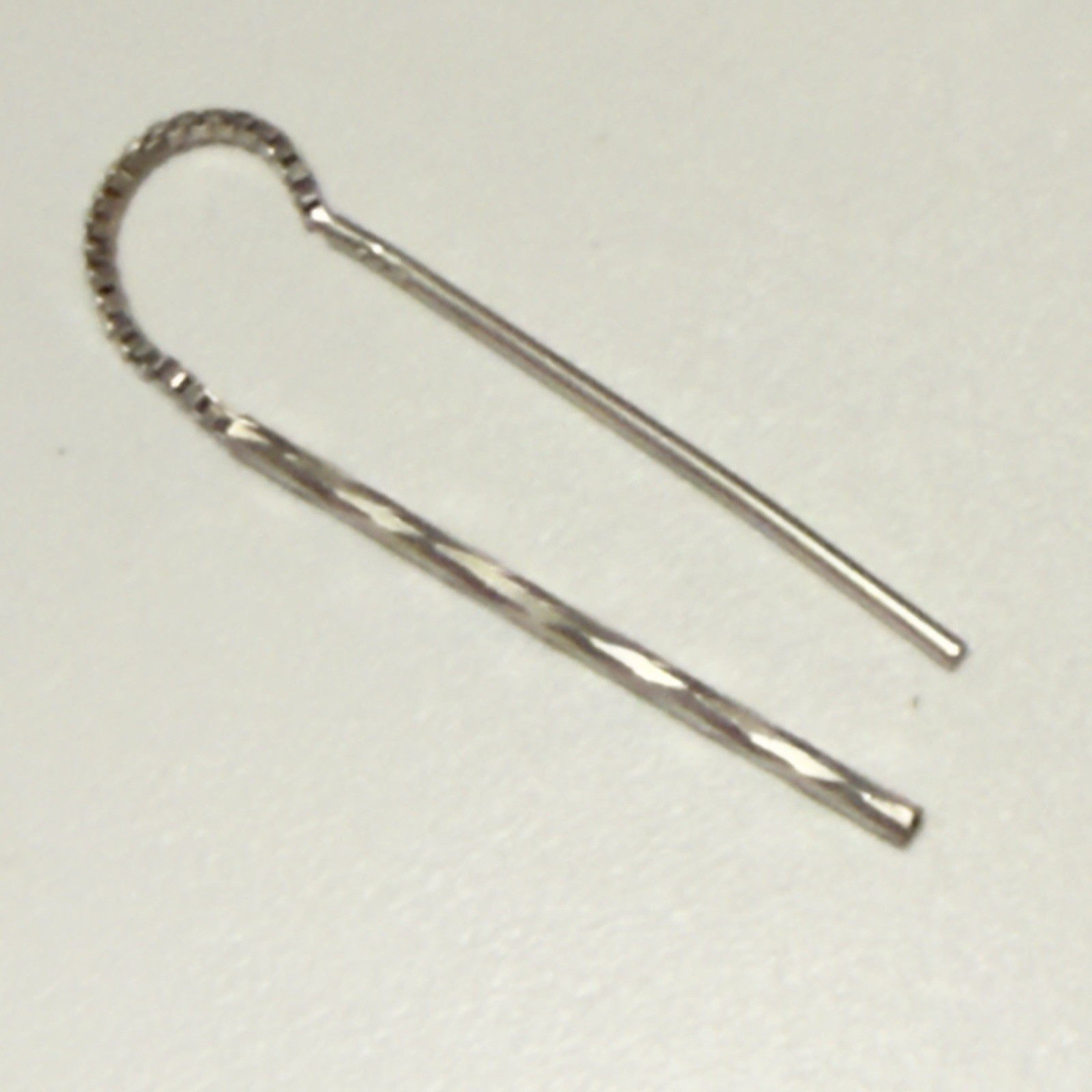 SINGLE Sterling silver threader earring twisted b… - image 3