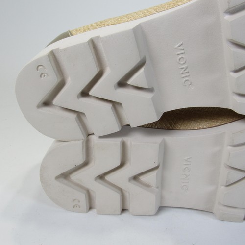 Zapatos mocasines Vionic Kensley para mujer talla 11 beige dorado suela sin cordones cómodos - Imagen 14 de 16