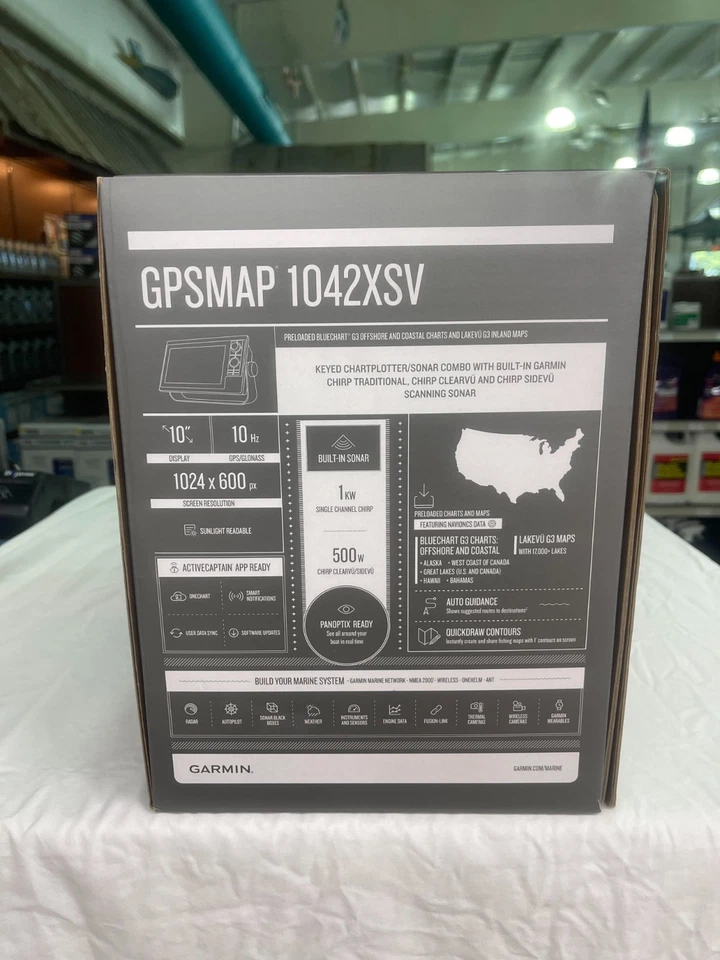 GARMIN GPSMAP 1042XSV 10' KEYED chARTPLOTTER / SONAR COMBO NO TRANSDUCER - Image 4 of 4