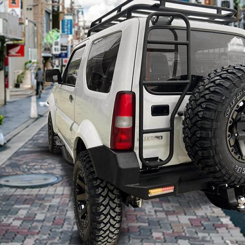 Suzuki Jimny Rear Ladder JB23 JB33 JB43 Tail Ladder Cross Country Ladder Custom - Picture 4 of 7