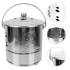  Stainless Steel Burning Paper Bucket Garden Rubbish Burner Sacrifice Buckets