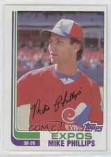 1982 Topps Wrong Back Mike Phillips Eddie Miller (Ed Miller Back) 0h1