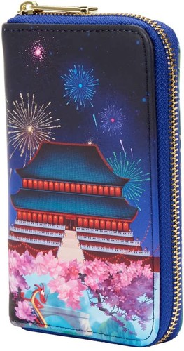 Mulan Castle Zip Around Wallet - Picture 2 of 4