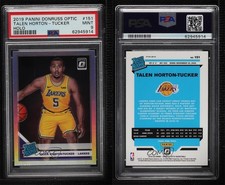 2019-20 Donruss Optic Rated Holo Prizm Talen Horton-Tucker PSA 9 MINT Rookie RC