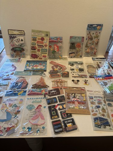 Pegatinas artesanales/scrapbooking 89 paquetes más de 800 pegatinas vacaciones salidas pasatiempos - Imagen 9 de 10
