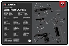 Beck Tek Walther Ccp M2 Tekmat Tek-r17-wal-ccp-m2 17x11 Walther Ccp M2