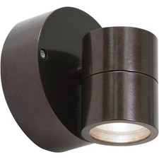 Access Lighting 20350MG-BRZ/CLR KO 1 Light 4.25 inch Bronze Outdoor Wall