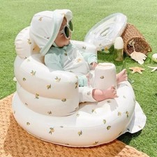 Outdoor Baby Inflatable Sofa PVC Baby Chair Seat Sitting Training For Toddler