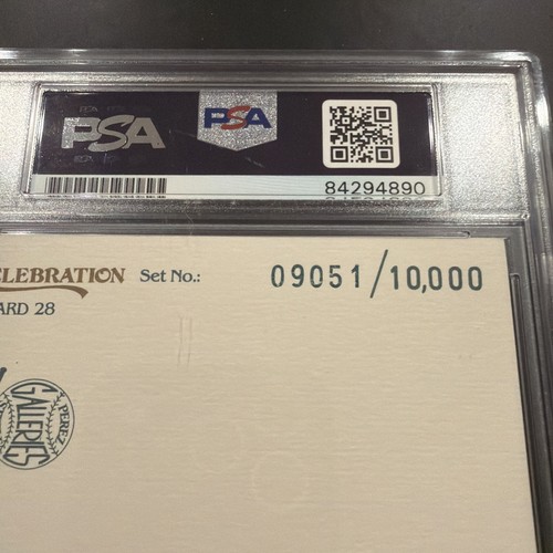 Perez-Steele Celebration Mickey Mantle Postkarte signiert PSA/DNA /10000 - Bild 5 von 5