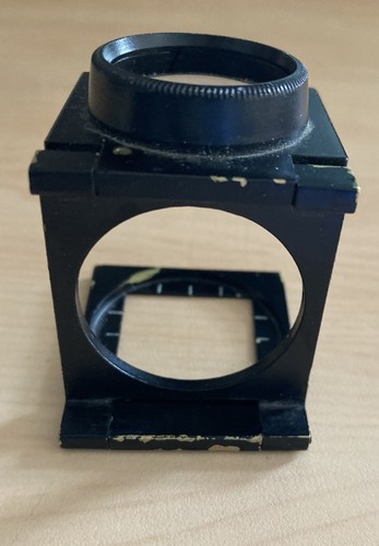 Magnifying Lens Folding Portable Brass Vintage Made in Japan Old - Picture 9 of 22