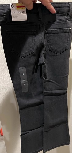 Girls Black Jeans Size 6 - Picture 4 of 7
