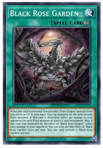 Yugioh! Black Rose Garden DOOD-DE055 ULTRA RARE PREORDER