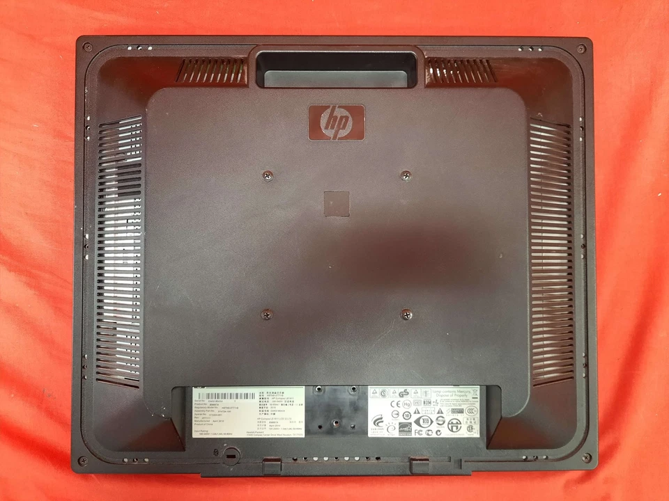 HP Compaq 19 Inch LE1911 LCD PC Computer Monitor Silver VGA 0319 - Image 2 of 3