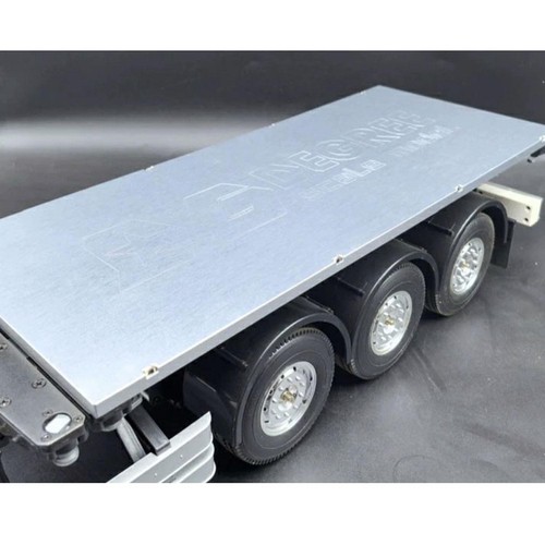 1:14 Metallplatte Pritsche für 3Achs-Sattelauflieger 56330 RC Container Trailer - Picture 4 of 5