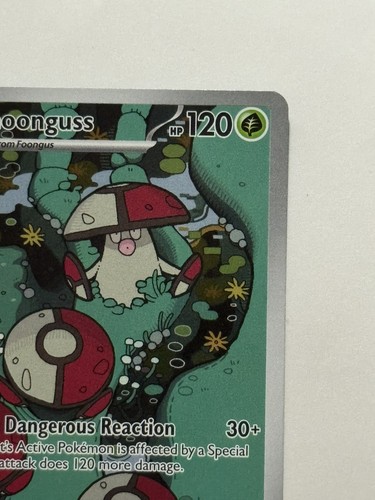 Pokemon TCG Amoonguss 096/086 SV: Black Bolt Illustration Rare Holo English NM- - Zdjęcie 8 z 10