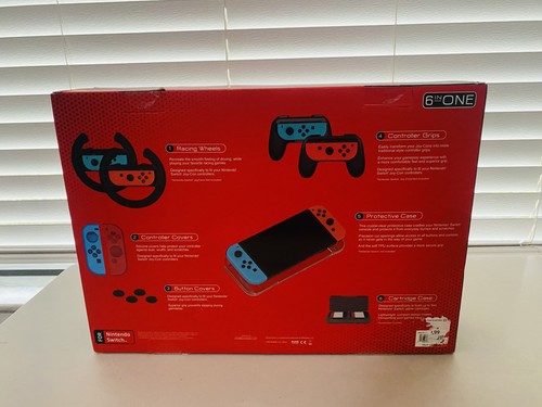 Advanctech 6 In 1 Set For Nintendo Switch Accessories (RED & BLUE) - Picture 5 of 5