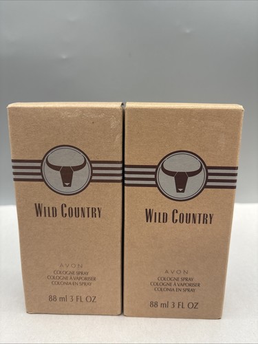 Avon Wild Country for men Cologne Spray 3 Fl Oz Lot of 2