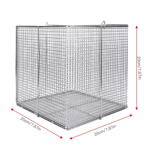 200 x 200 x 200 mm Edelstahl Instrumenten Sterilisation Korb Gehäuse Neu - Bild 8 von 9