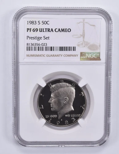 1983-S Kennedy Half Dollar Prestige Set PF69 UCAM NGC Brown Label *7297