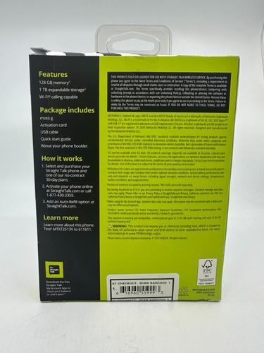 Straight Talk Motorola Moto G 2025, 5G, 128GB, Gray - Prepaid Smartphone 🔒 NEW - Picture 2 of 5