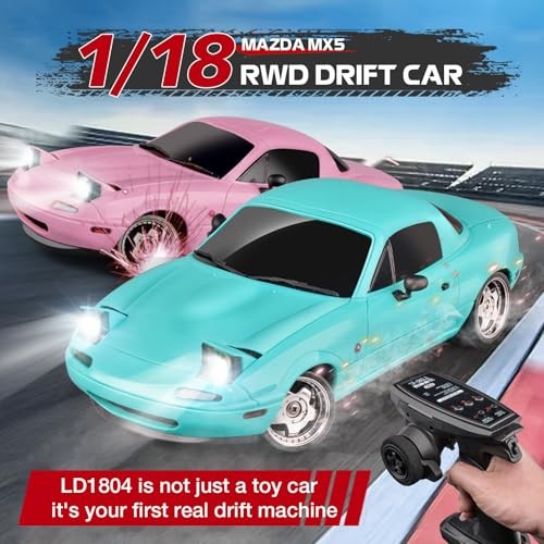1/18 RC Drift Car, LD1804 Mini Mazda MX-5 Remote Control High
