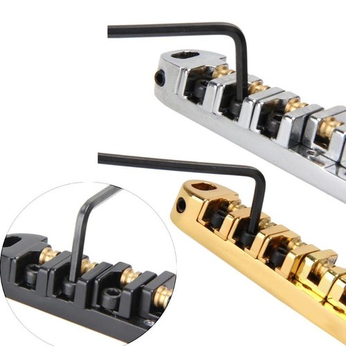 Tune O Matic Bridge Tailpiece Roller Saddles for Gibson Les Paul SG ES Epiphone - Picture 11 of 14