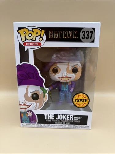 Funko Pop! Vinyl: DC Universe - The Joker Batman 1989 (Chase) #337 w/Protector