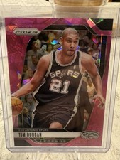 2024-25 Panini Prizm - Legends Tim Duncan #297 Pink Ice Prizm