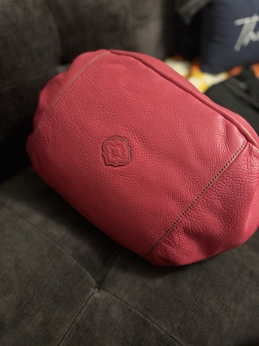 orYANY Tasche Hot Pink Leder & Baumwolle - große Beuteltasche einige Gebrauchsspuren. Designer Hobo - Bild 4 von 10