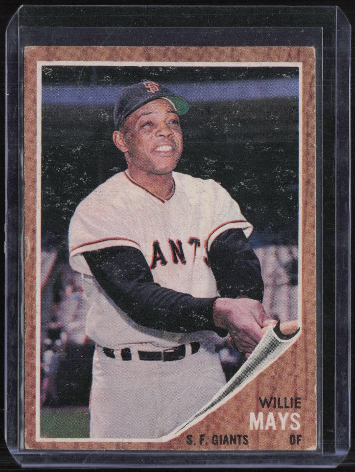 1962 Topps Baseball #300 Willie Mays #2