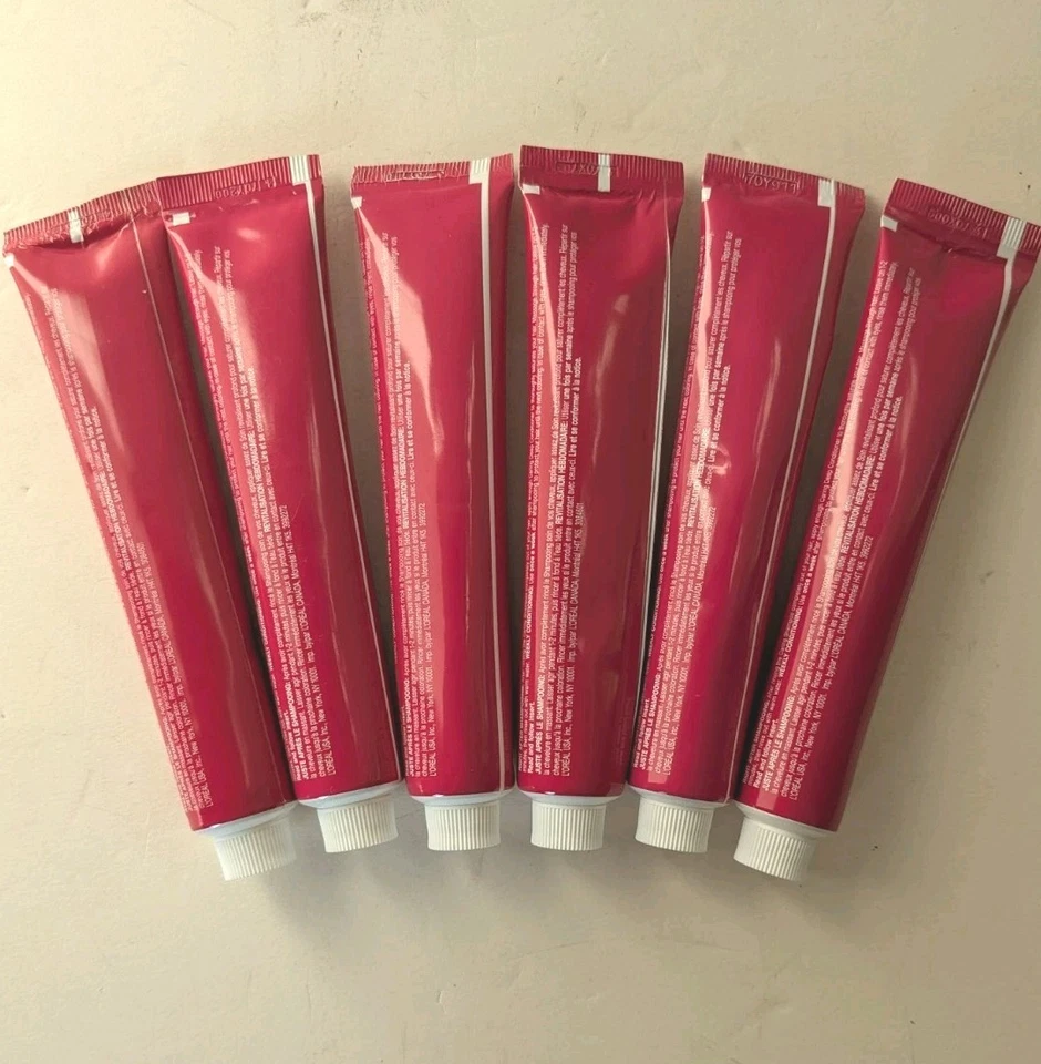 6 New Tubes L'Oreal Excellence Creme Caring Deep Conditioner 1.86 FL. OZ. - Image 2 of 4