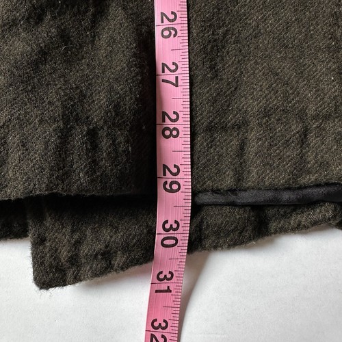Vtg Archive 2007 Comme Des Garcons Boiled Wool Double Breasted Jacket Peacoat S - Picture 19 of 23