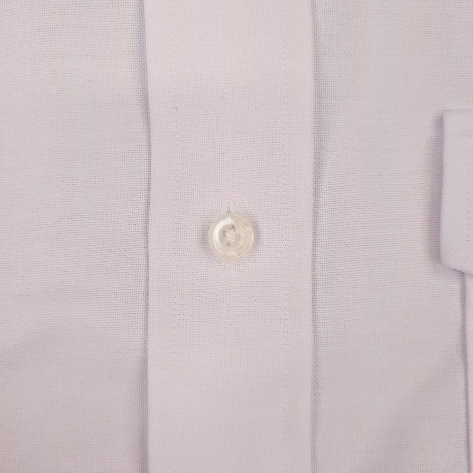 Camisa vintage L.L.Bean para hombre 17,5 35 blanca Oxford abotonada manga larga EE. UU. Foto 3 de 4