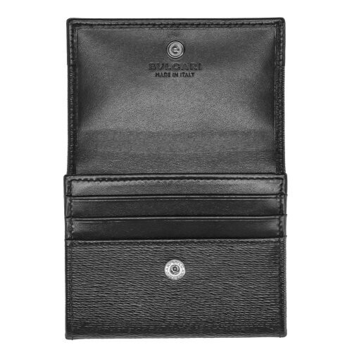 ヒーローBULGARI ブラック コインケース ブルガリ BVLGARI フラグメントケース カードケース