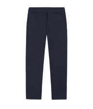 NWT Nautica Girls School Uniform Navy Blue Khakis Chinos Adjustable 12 Regular