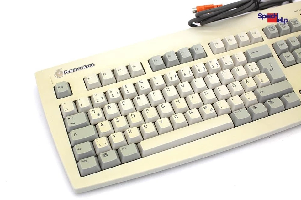 GATEWAY 2000 2196003-13-111 PS/2 TASTATUR KEYBOARD DEUTSCH DE QWERTZ COMPUTER 7 - Bild 2 von 4