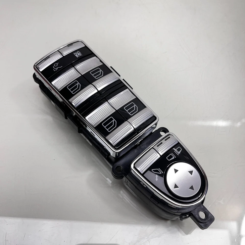 Faixa de interruptor de janela porta motorista dianteiro Mercedes-Benz S550 W221 2218213751 - Imagem 4 de 4