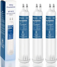 WP-W-E3 Compatible with 4396841 Water Filter, EDR3RXD1 WHR3RXD1 KAD3RXD1, 3 pack