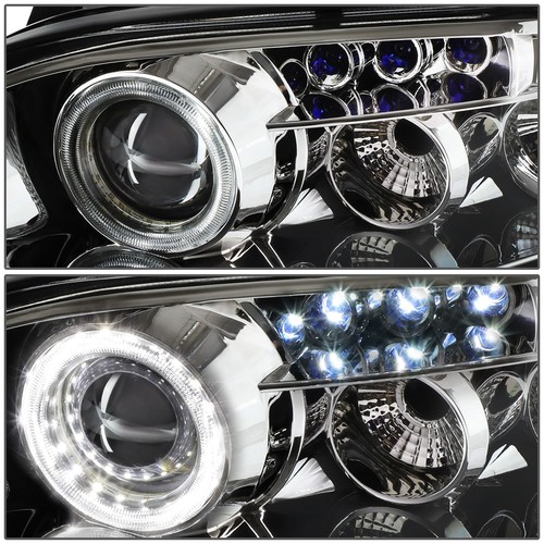 FOR 1992-2000 LEXUS SC300/SC400 CHROME HOUSING PROJECTOR HEADLIGHTS W/LED DRL - Picture 3 of 8