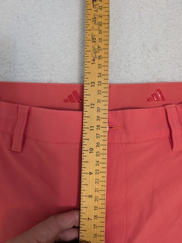 NEW ADIDAS ULTIMATE 365 CORE LIGHTWEIGHT WOVEN GOLF SHORTS MENS 35x8" Coral Pink - Picture 5 of 9