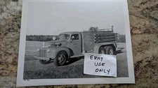 Original 8x10 Maxim factory fire truck photo Newport 1940s