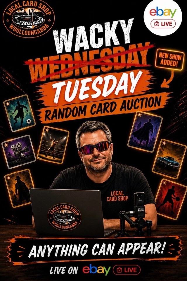 Wacky Wednesday Random Cards with Kori and the  Aussie Cardfather