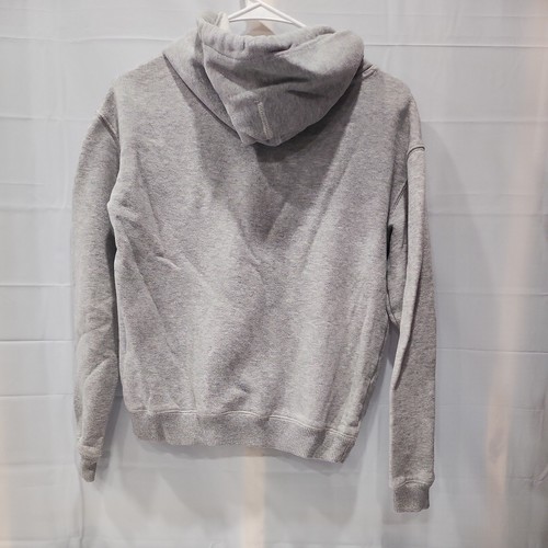 American Eagle Outfitters Pullover Hoodie Womens Small Rib Fleece AE Logo Gray - Picture 3 of 5