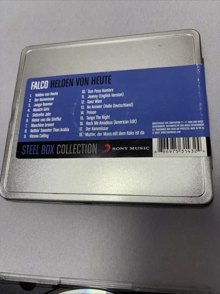 Falco CD Helden Von heute - REMIX Album Warner Music & Sony Music 5524862 - Bild 4 von 4