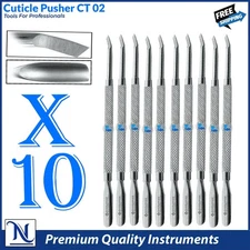 Stainless Steel Cuticle Pusher Set – Dual End Tools