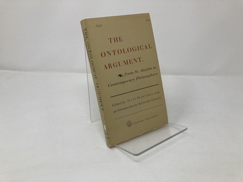 The Ontological Argument by Alvin Plantinga First 1st Edition VG PB 1965 - Foto 7 di 7