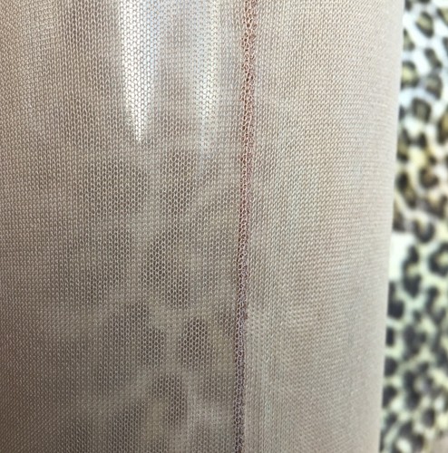 MEDIAS Y COSTURAS FRANCESAS DE LOS AÑOS 30 ~ NAILON CREPÉ 90D TRANSPARENTE SEDOSO ~ HECHO EN FRANCIA ~ NUEVO ~ S/M - Imagen 5 de 11