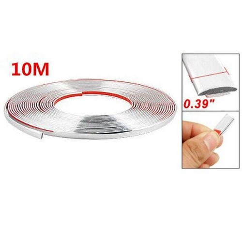 Chrome 3M Adhesive Car Door Edge Moulding Trim Guard Strip