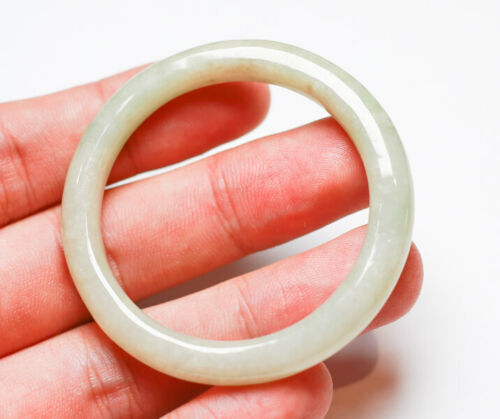 Certified Green 100% Natural A JADE Jadeite Baby Bangle Bracelet 41mm 510099