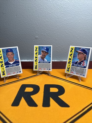 3 Card Lot 1991 Score K-man Cone-Martinez-Langston - Picture 5 of 8